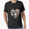 Baseball Heart Love T-Shirt - Novelty Apparel for Adults - T-Shirt, Sweatshirt, Hoodie
