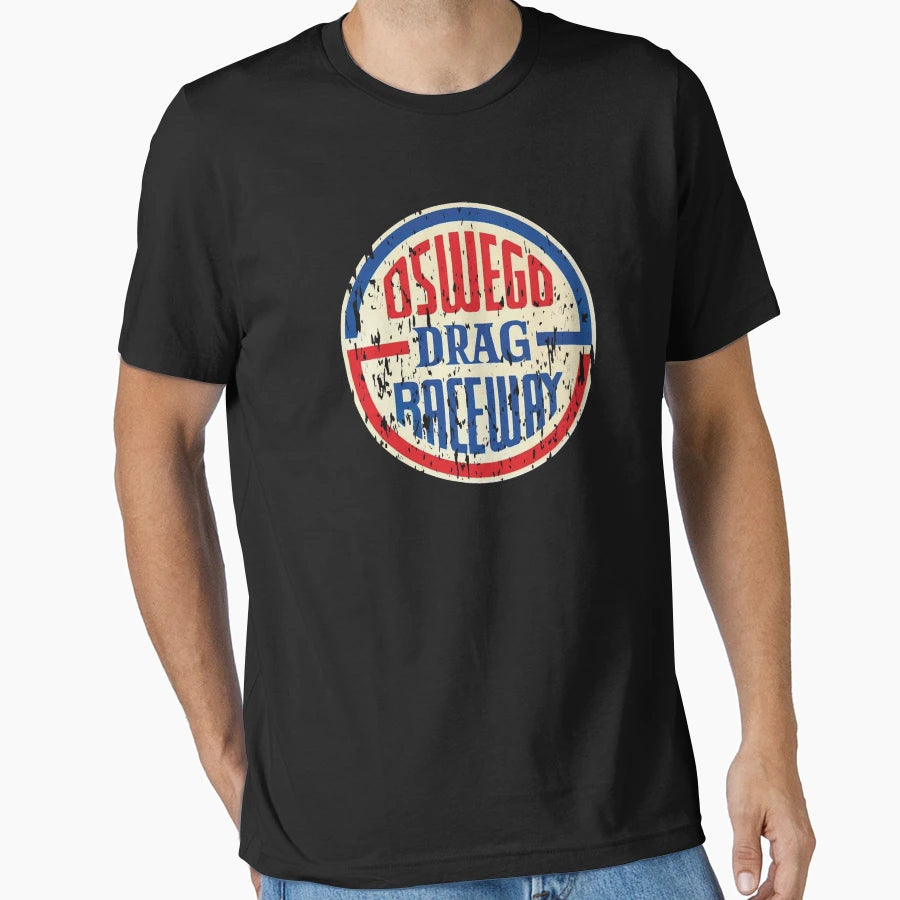 Oswego Drag Raceway Burnout Patina T-Shirt - Unique Graphic Men Women - T-Shirt, Sweatshirt, Hoodie