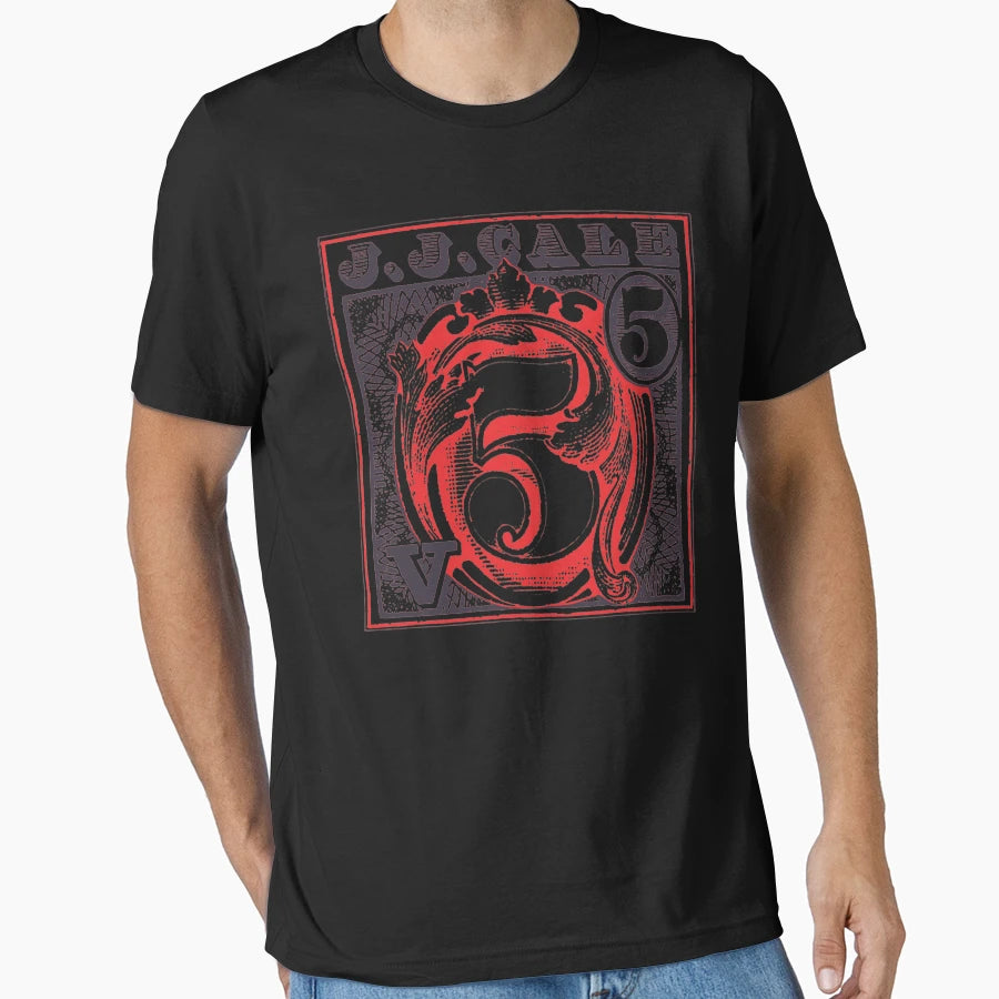 Jj Cale 5 5 Jj Cale T-Shirt - Minimalist Print for Adults - T-Shirt, Sweatshirt, Hoodie