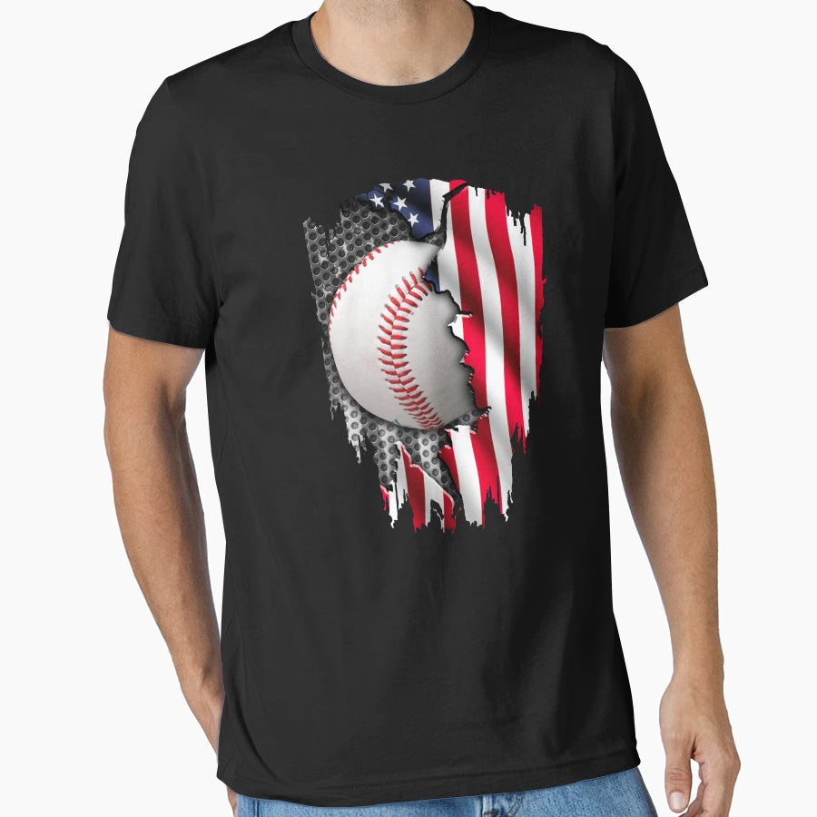 Americans Baseball T-Shirt - Casual Everyday Wear Men Women - T-Shirt, Sweatshirt, Hoodie
