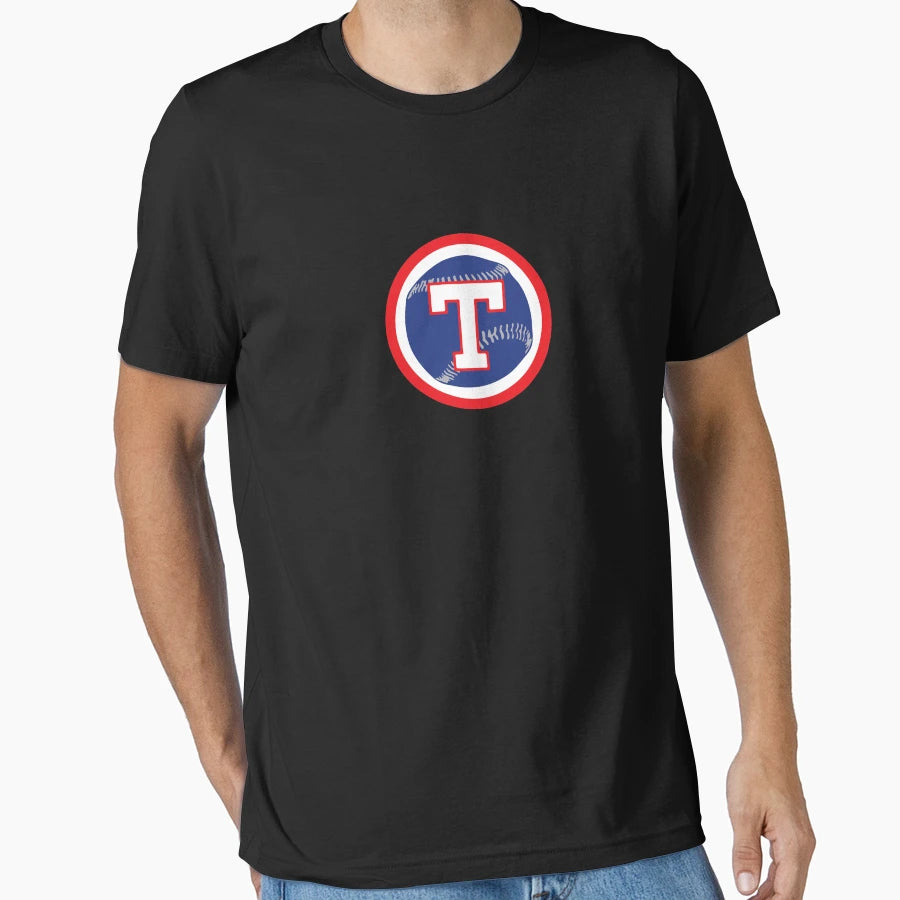 Texas Baseball Tx Front T-Shirt - Custom Art Print Unisex - T-Shirt, Sweatshirt, Hoodie