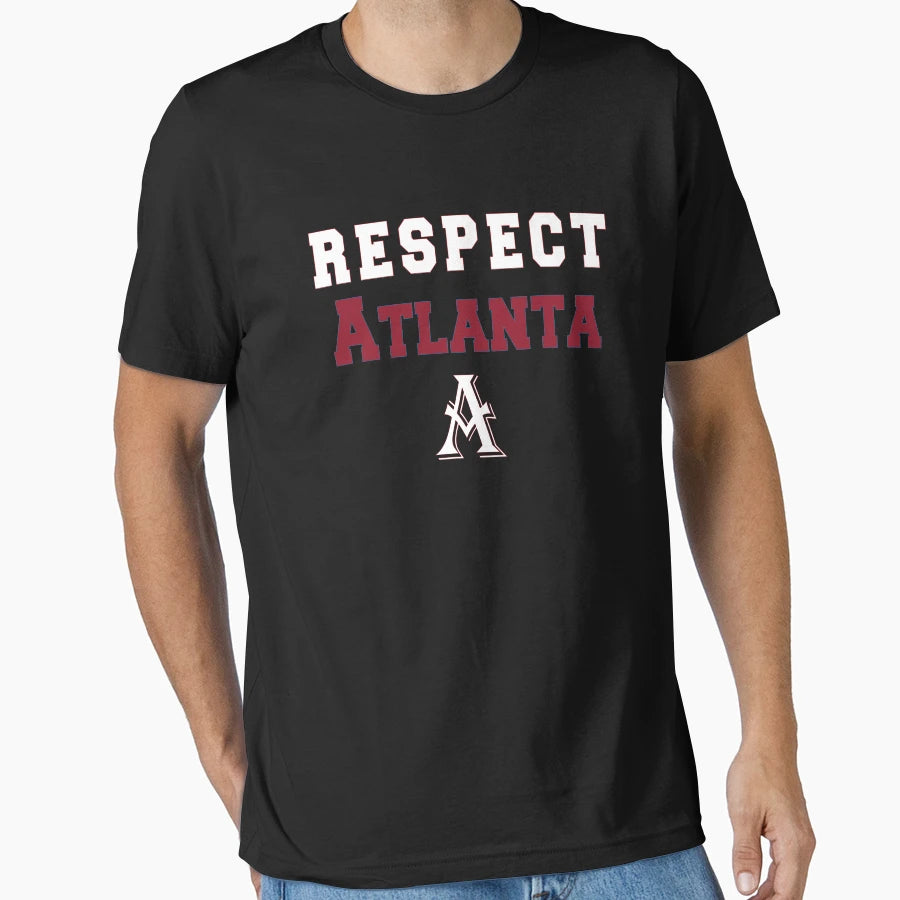Respect Atlanta Respect Atlanta Team T-Shirt - Novelty Apparel for Adults - T-Shirt, Sweatshirt, Hoodie