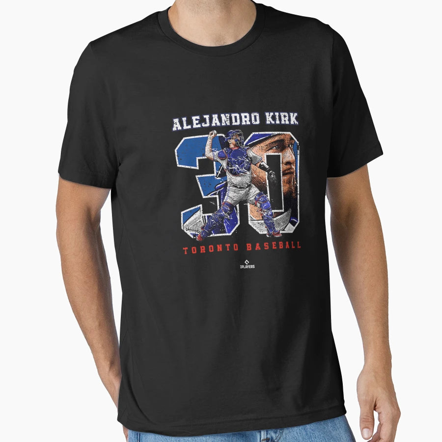 Number And Portrait Alejandro Kirk T-Shirt - Trendy Graphic Men Women - T-Shirt, Sweatshirt, Hoodie