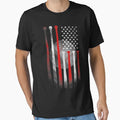American Flag Baseball Flag T-Shirt - Aesthetic Graphic Men Women - T-Shirt, Sweatshirt, Hoodie