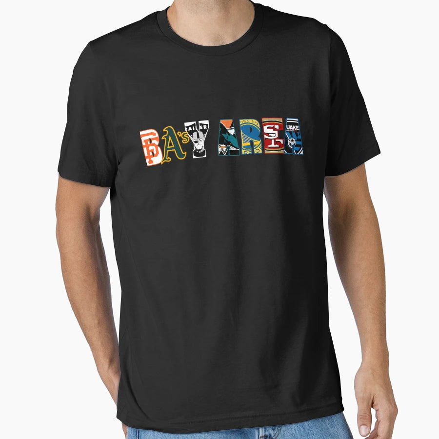 Bay Area Logo T-Shirt - Fun Novelty Design Men Women - T-Shirt, Sweatshirt, Hoodie