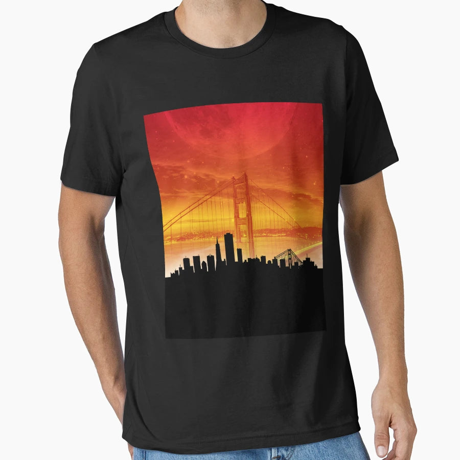 San Francisco T-Shirt - Unique Graphic for Adults - T-Shirt, Sweatshirt, Hoodie
