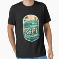 Sofi Stadium Sunset And Palms Los Angeles T-Shirt - Graphic Print Men Women - T-Shirt, Sweatshirt, Hoodie