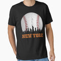 New York Skyline City Baseball T-Shirt - Novelty Apparel Unisex - T-Shirt, Sweatshirt, Hoodie
