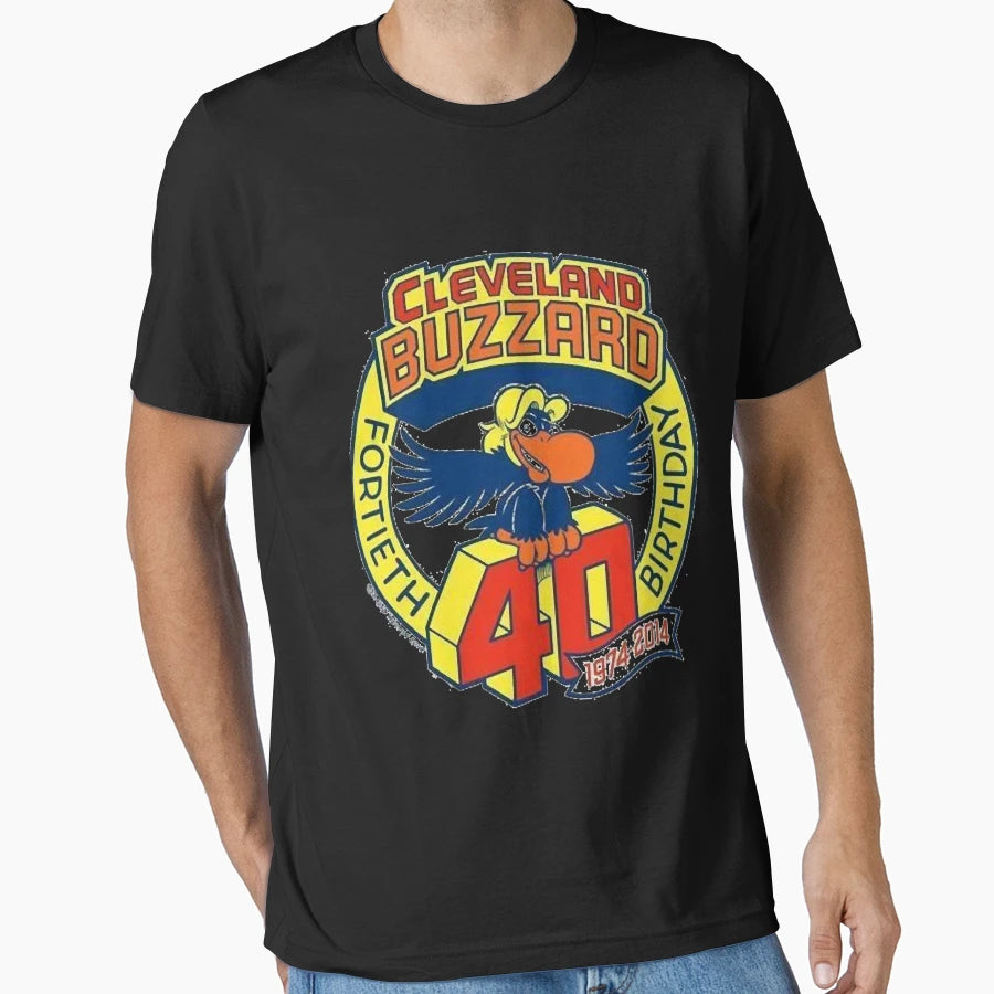 Cleveland Buzzard 40Th Birthday T-Shirt - Streetwear Style Men Women - T-Shirt, Sweatshirt, Hoodie
