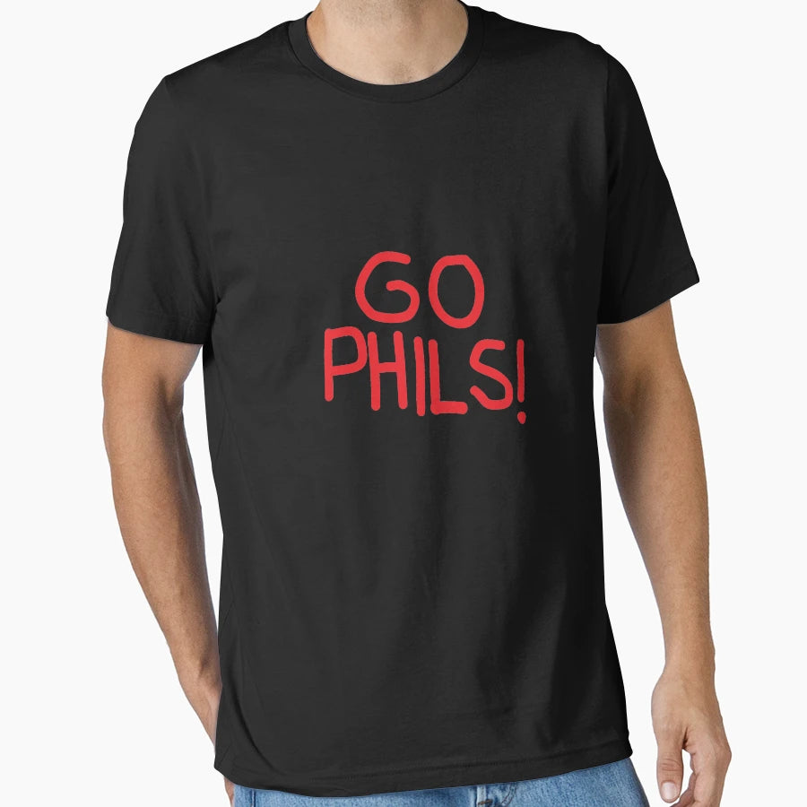 Go Phils T-Shirt - Unique Graphic for Adults - T-Shirt, Sweatshirt, Hoodie