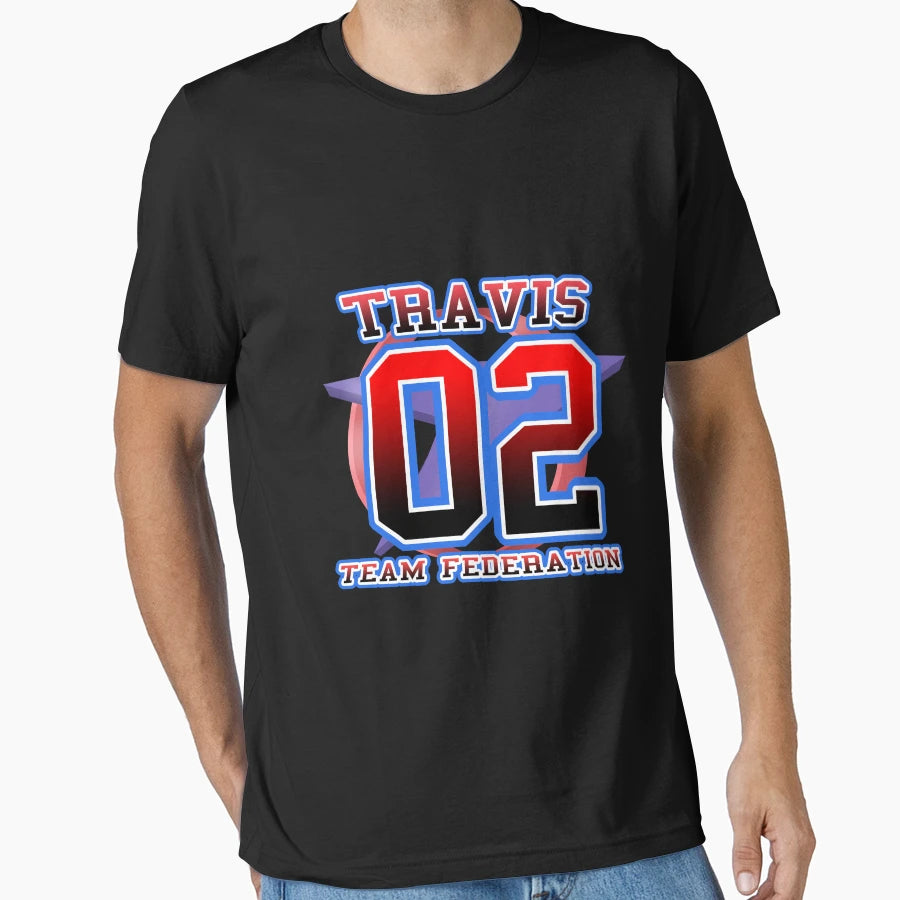 Team Federation Travis T-Shirt - Fun Novelty Design Men Women - T-Shirt, Sweatshirt, Hoodie