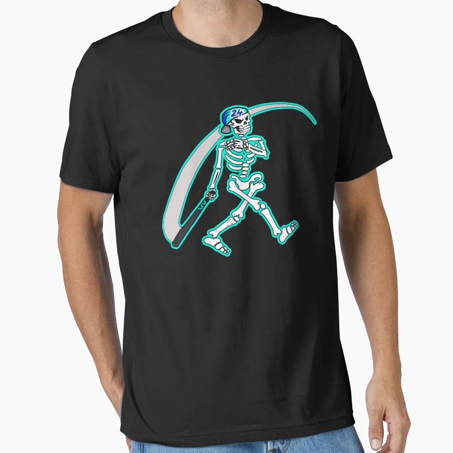 Halloween Baseball Skeleton Ken Griffey T-Shirt - Streetwear Style Unisex - T-Shirt, Sweatshirt, Hoodie