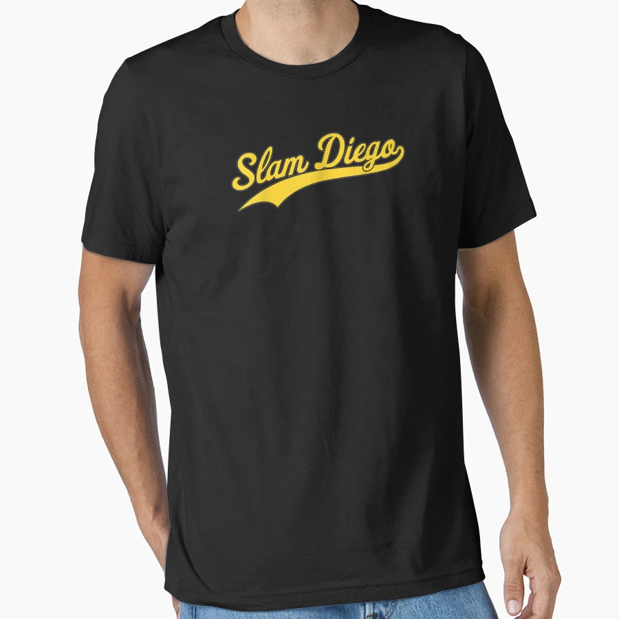 San Diego Sd Slam Diego Script Game T-Shirt - Custom Art Print for Adults - T-Shirt, Sweatshirt, Hoodie