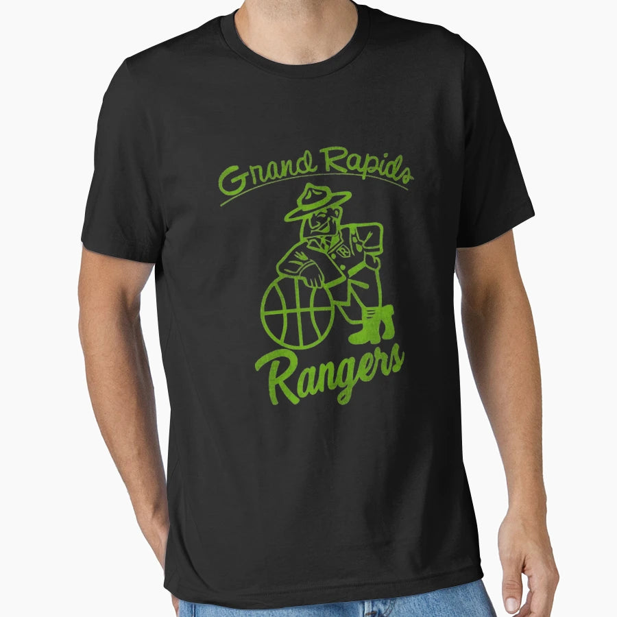 Defunct Grand Rapids Rangers Basketball T-Shirt - Trendy Graphic Unisex - T-Shirt, Sweatshirt, Hoodie