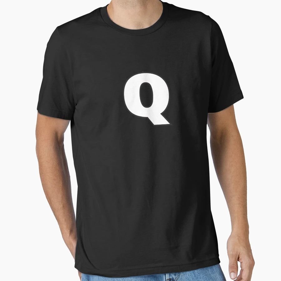 Letter Q T-Shirt - Trendy Graphic Unisex - T-Shirt, Sweatshirt, Hoodie