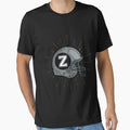 Monogram Z Football Helmet Sunburst T-Shirt - Fun Novelty Design for Adults - T-Shirt, Sweatshirt, Hoodie