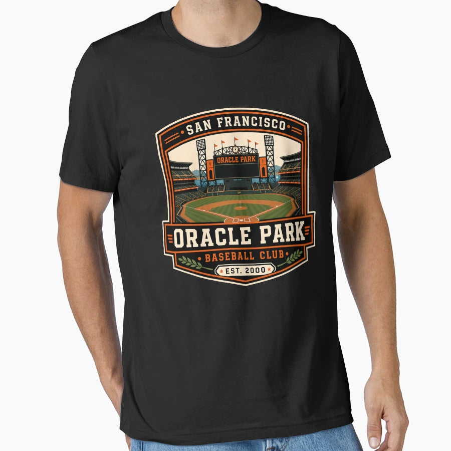 San Francisco Oracle Park Stadium T-Shirt - Casual Everyday Wear Men Women - T-Shirt, Sweatshirt, Hoodie