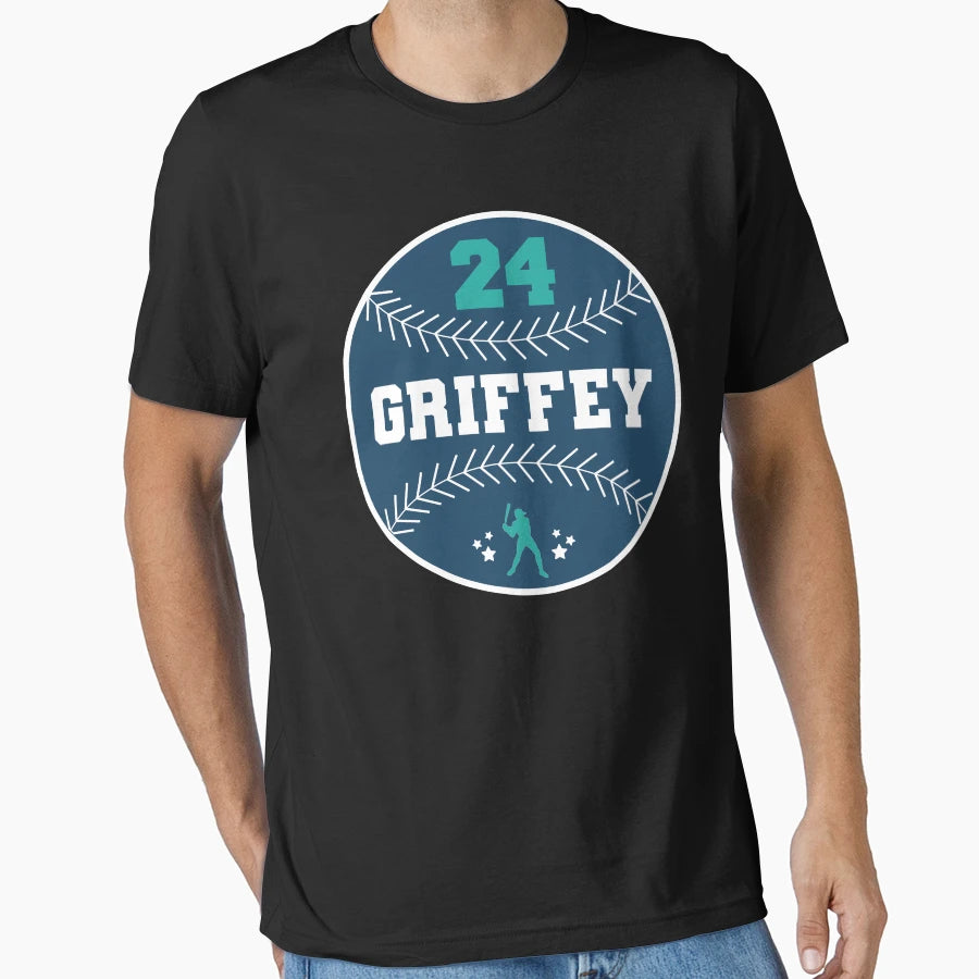 24 Ken Griffey Jr Seattle Redro Baseball T-Shirt - Streetwear Style Unisex - T-Shirt, Sweatshirt, Hoodie