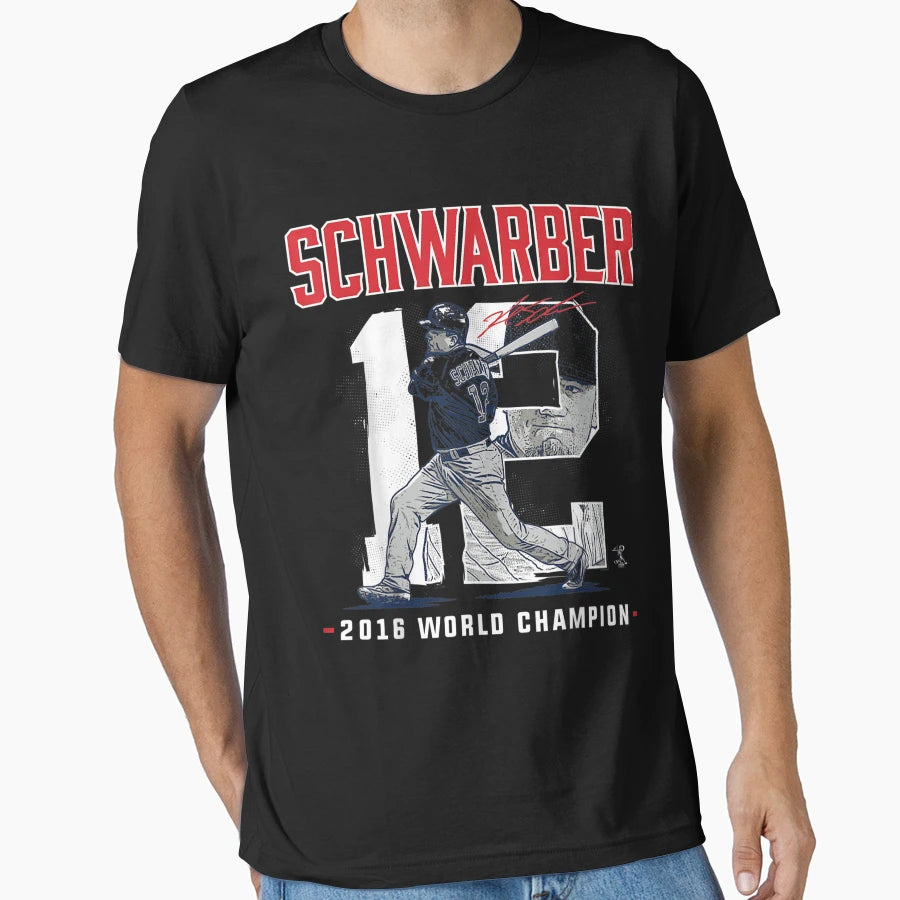 Schwarber Player T-Shirt - Custom Art Print Unisex - T-Shirt, Sweatshirt, Hoodie