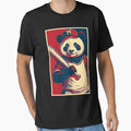 Panda Baseball Player Hope T-Shirt - Aesthetic Graphic Unisex - T-Shirt, Sweatshirt, Hoodie