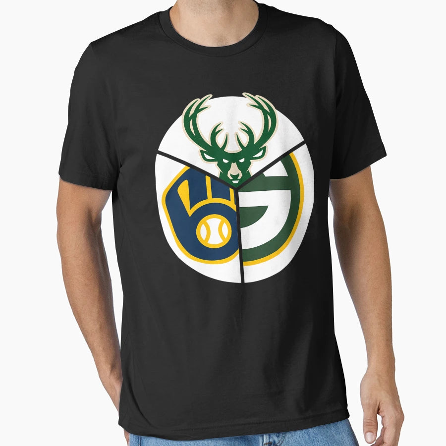 Wisco Sports Triquad T-Shirt - Unique Graphic Unisex - T-Shirt, Sweatshirt, Hoodie