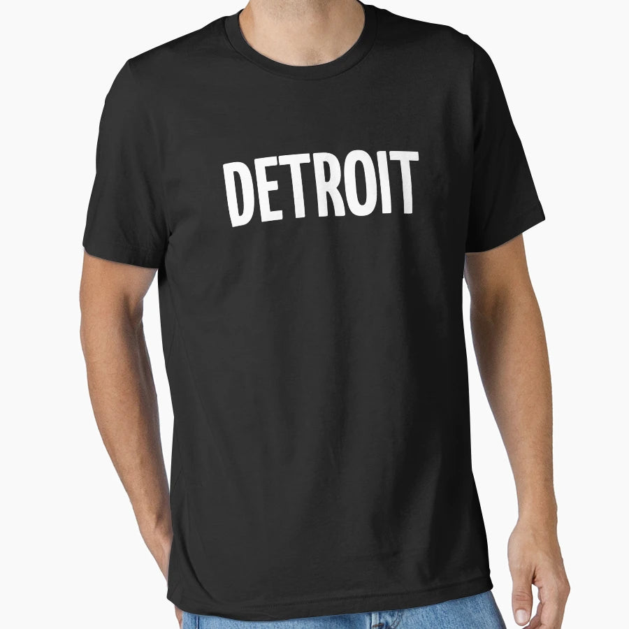 Detroit Michigan Raised Me T-Shirt - Casual Everyday Wear Men Women - T-Shirt, Sweatshirt, Hoodie