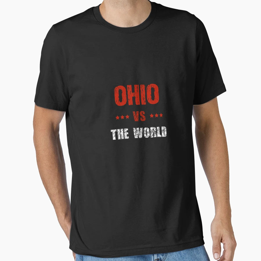Ohio Vs World Ohio Against Everyone T-Shirt - Minimalist Print Men Women - T-Shirt, Sweatshirt, Hoodie