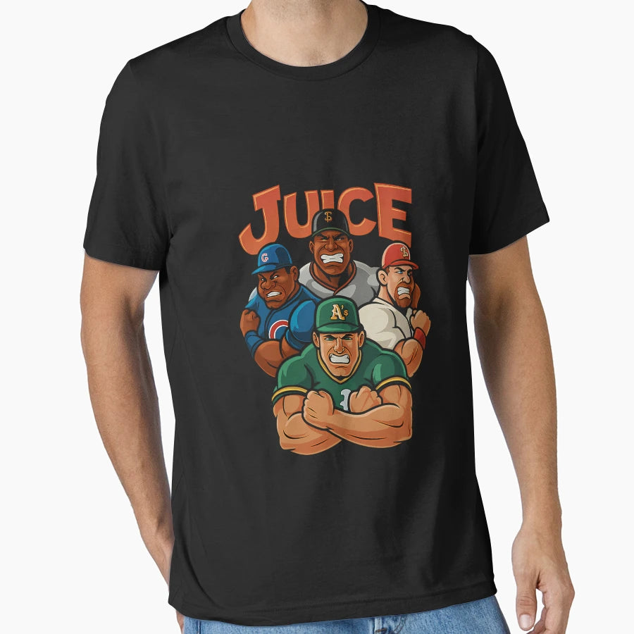 90S Juiced Up Baseball T-Shirt - Graphic Print for Adults - T-Shirt, Sweatshirt, Hoodie