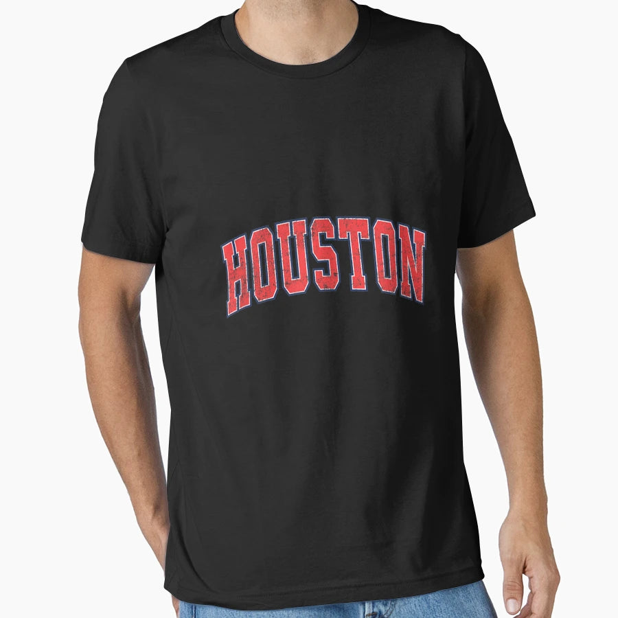 Houston Texas Tx Athletic Sports T-Shirt - Minimalist Print for Adults - T-Shirt, Sweatshirt, Hoodie