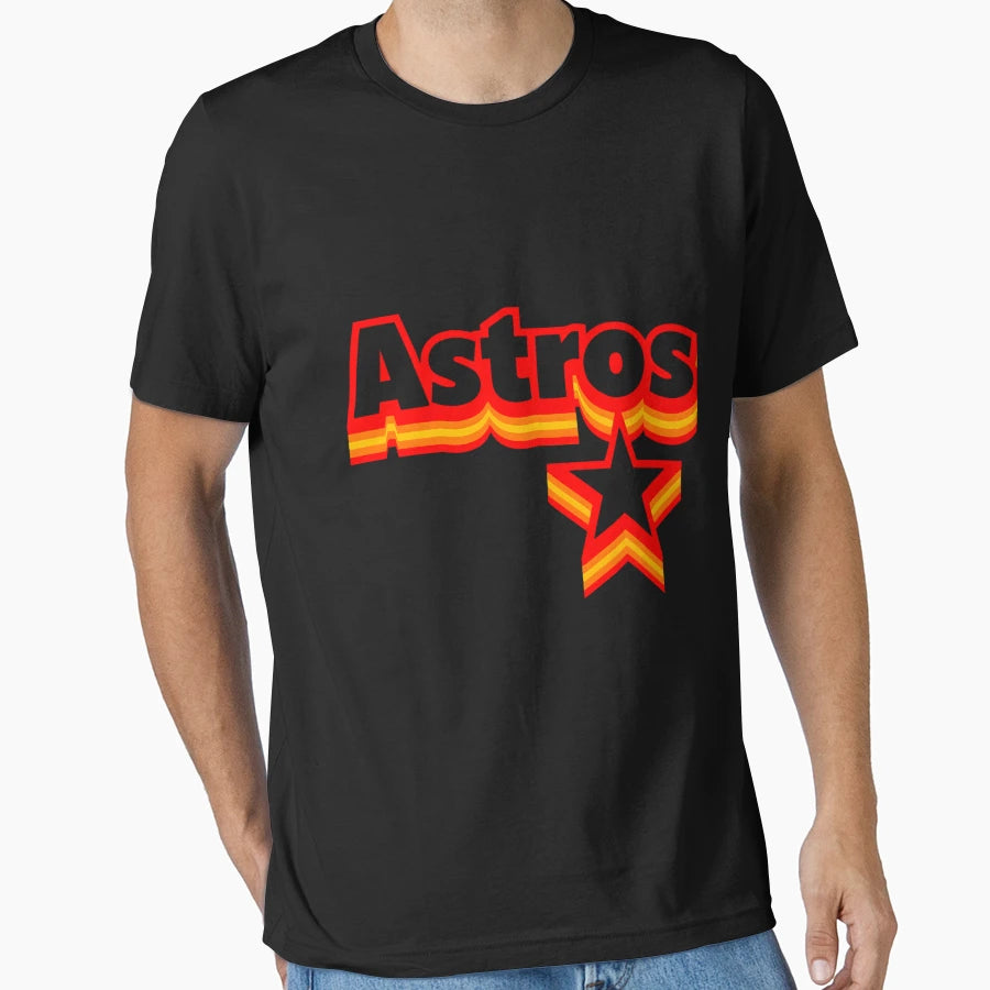 Astros And Star T-Shirt - Casual Everyday Wear Men Women - T-Shirt, Sweatshirt, Hoodie