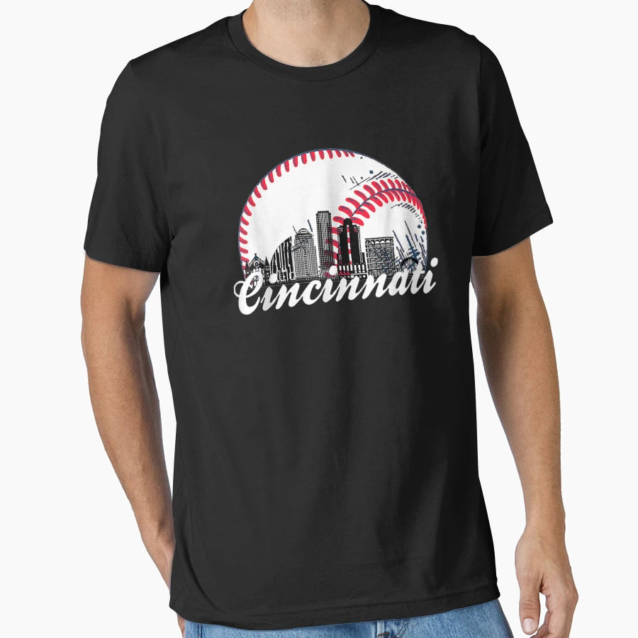 Cincinnati Baseball Fans T-Shirt - Casual Everyday Wear for Adults - T-Shirt, Sweatshirt, Hoodie