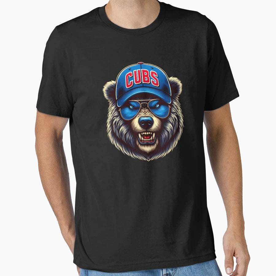 Bear Spirit Fierce Sunglasses Cap Gift T-Shirt - Unique Graphic Men Women - T-Shirt, Sweatshirt, Hoodie
