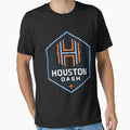 Houston Logo Dash Logo T-Shirt - Trendy Graphic for Adults - T-Shirt, Sweatshirt, Hoodie