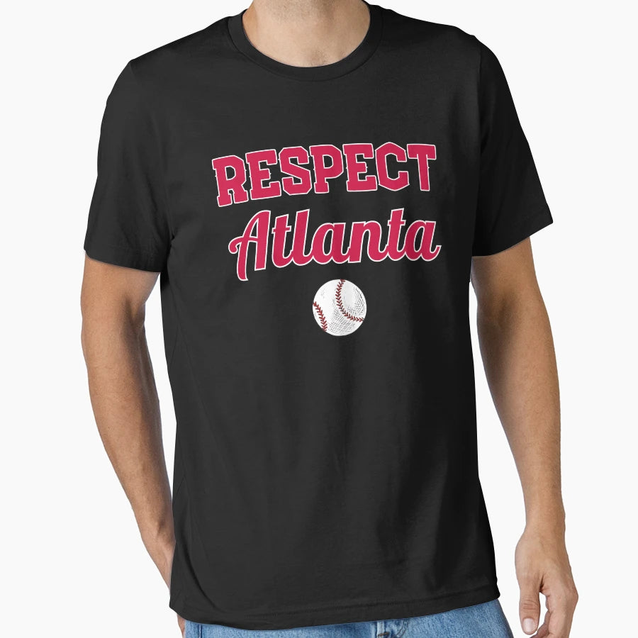 Respect Atlanta T-Shirt - Minimalist Print Men Women - T-Shirt, Sweatshirt, Hoodie