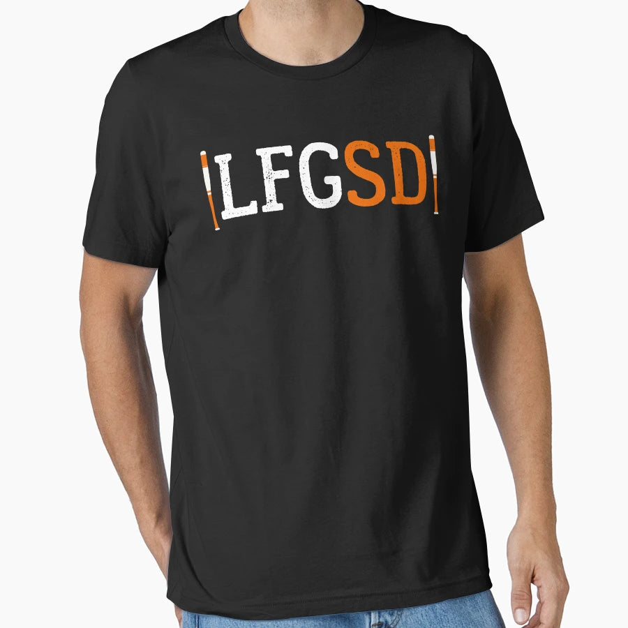 Lfgsd Baseball Team T-Shirt - Trendy Graphic Men Women - T-Shirt, Sweatshirt, Hoodie