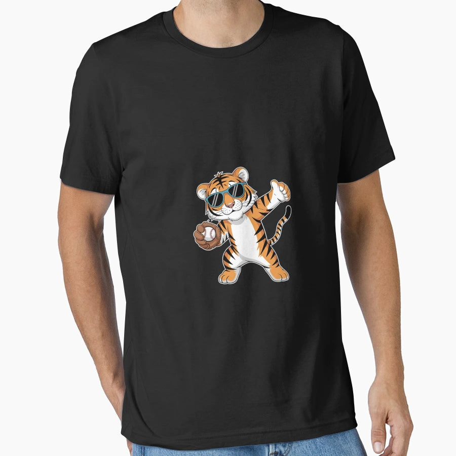 Tiger Shades Animal T-Shirt - Custom Art Print Unisex - T-Shirt, Sweatshirt, Hoodie
