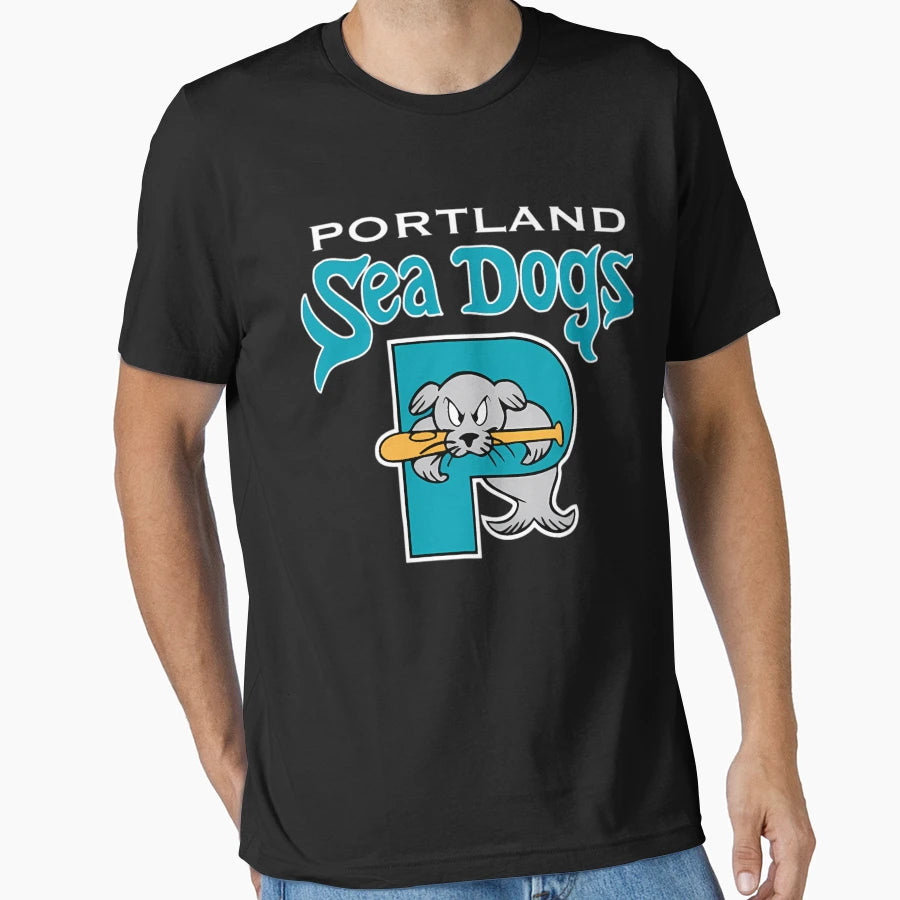 90S Throwback Portland Sea Dogs T-Shirt - Trendy Graphic Unisex - T-Shirt, Sweatshirt, Hoodie