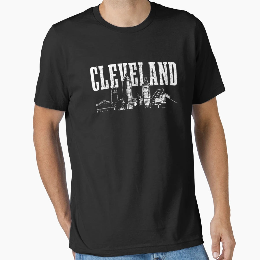 Baseball Players Cleveland Baseball T-Shirt - Minimalist Print Unisex - T-Shirt, Sweatshirt, Hoodie