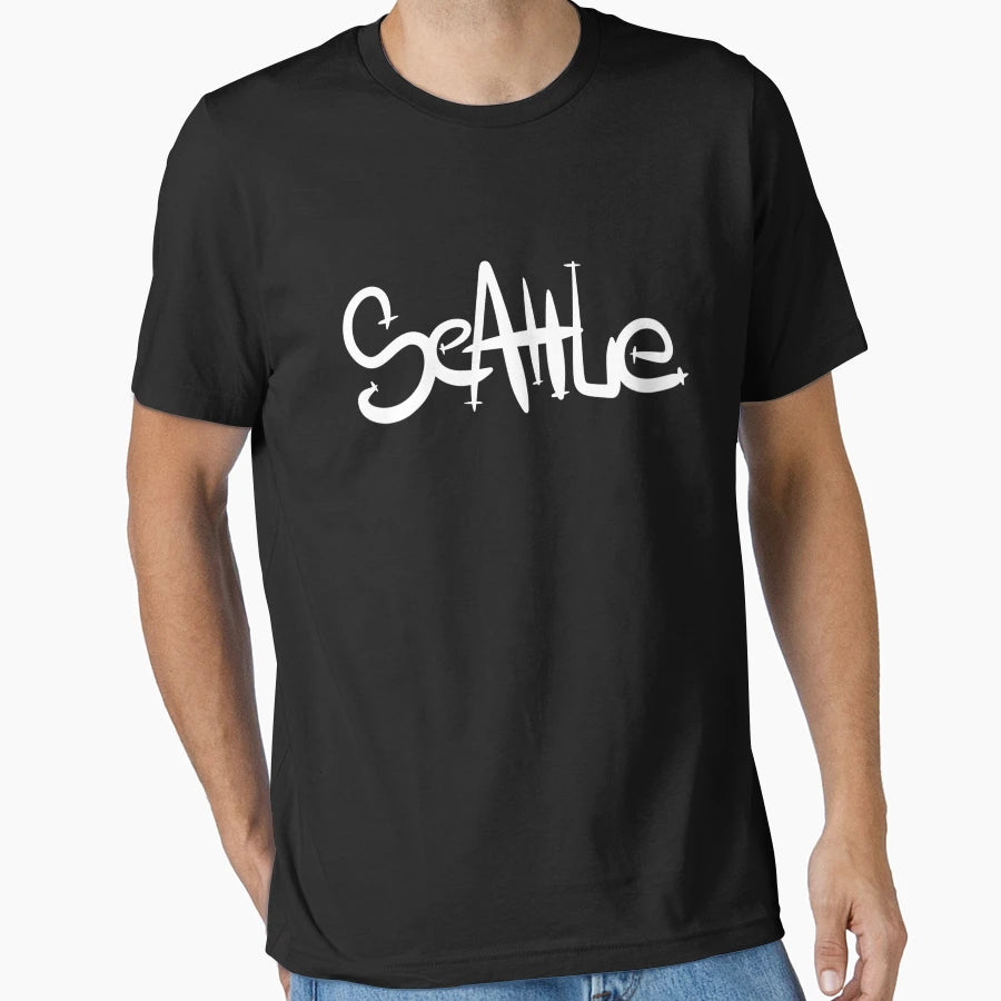 Seattle T-Shirt - Custom Art Print for Adults - T-Shirt, Sweatshirt, Hoodie