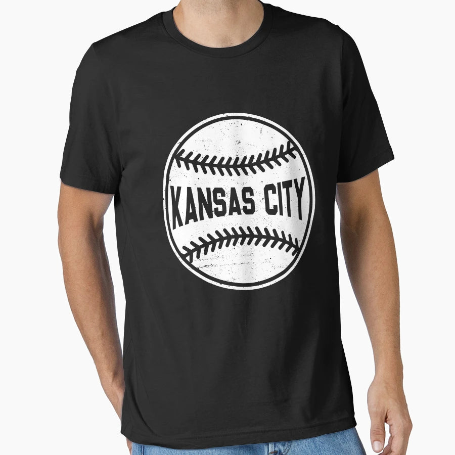 Kansas City City Baseball Lover T-Shirt - Casual Everyday Wear Men Women - T-Shirt, Sweatshirt, Hoodie