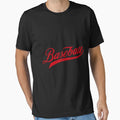 Baseball Swish Red Old School T-Shirt - Trendy Graphic Unisex - T-Shirt, Sweatshirt, Hoodie
