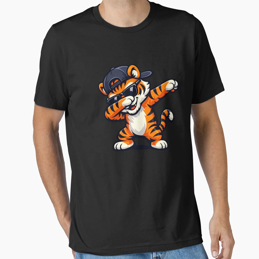 Dabbing Tiger Gear T-Shirt - Streetwear Style Unisex - T-Shirt, Sweatshirt, Hoodie