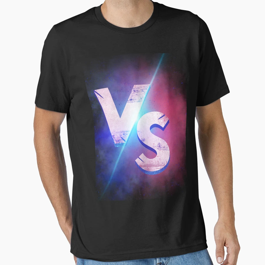 Blue Vs Red T-Shirt - Custom Art Print for Adults - T-Shirt, Sweatshirt, Hoodie