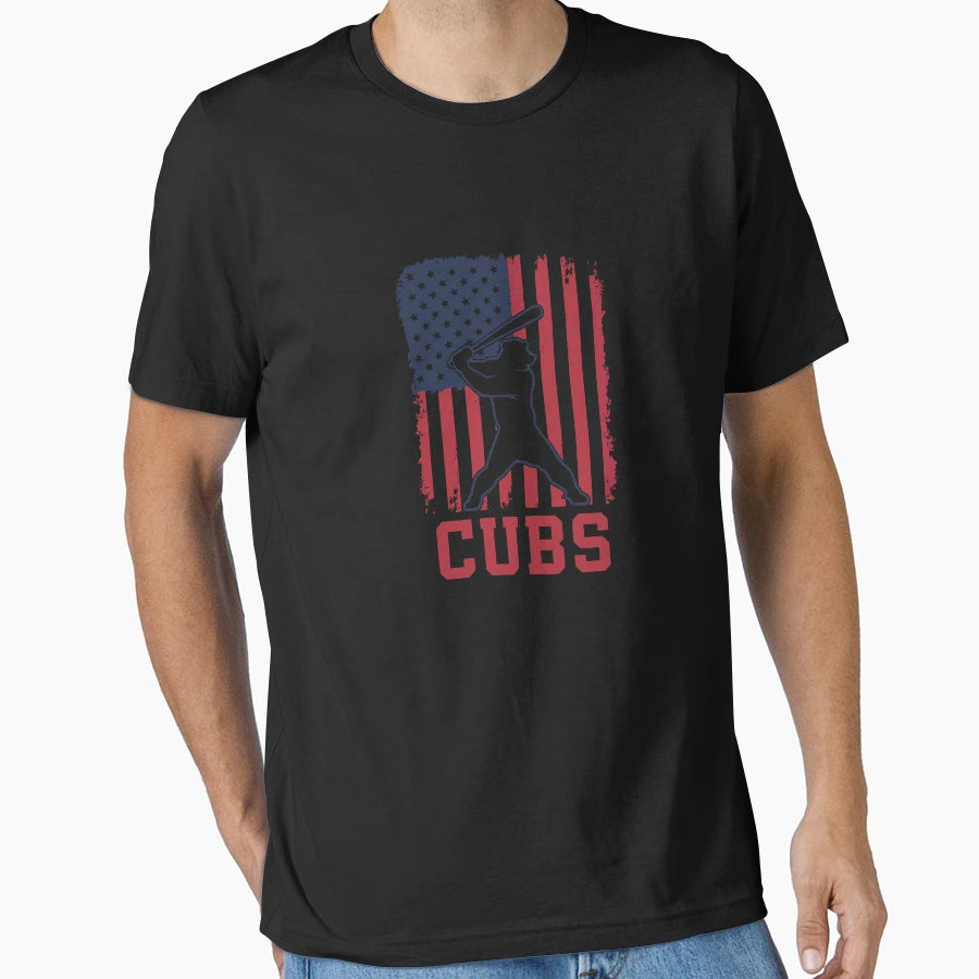 Cubs Name Flag Designs Gift T-Shirt - Trendy Graphic for Adults - T-Shirt, Sweatshirt, Hoodie