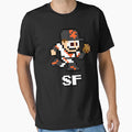 San Francisco 8 Bit Player Initials T-Shirt - Graphic Print Men Women - T-Shirt, Sweatshirt, Hoodie