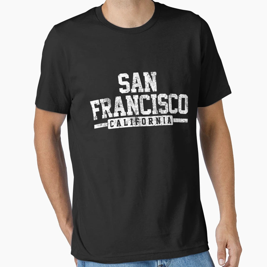 San Francisco California Travel T-Shirt - Unique Graphic Unisex - T-Shirt, Sweatshirt, Hoodie