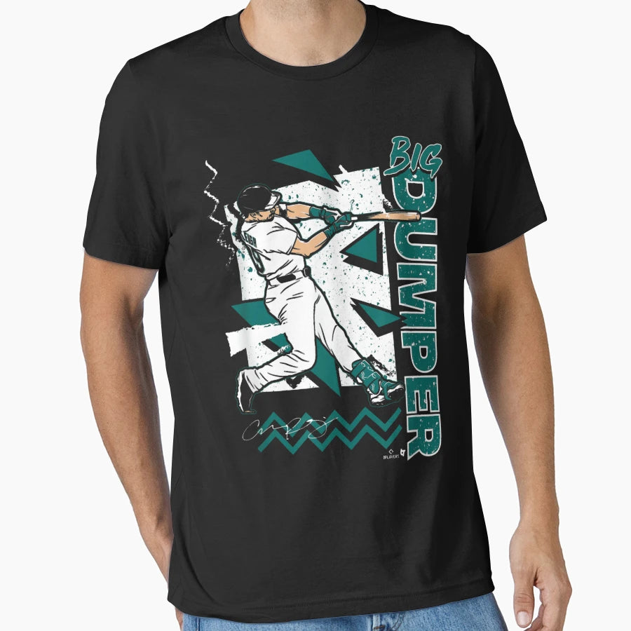 Big Dumper Baseball Swing Art T-Shirt - Unique Graphic Unisex - T-Shirt, Sweatshirt, Hoodie
