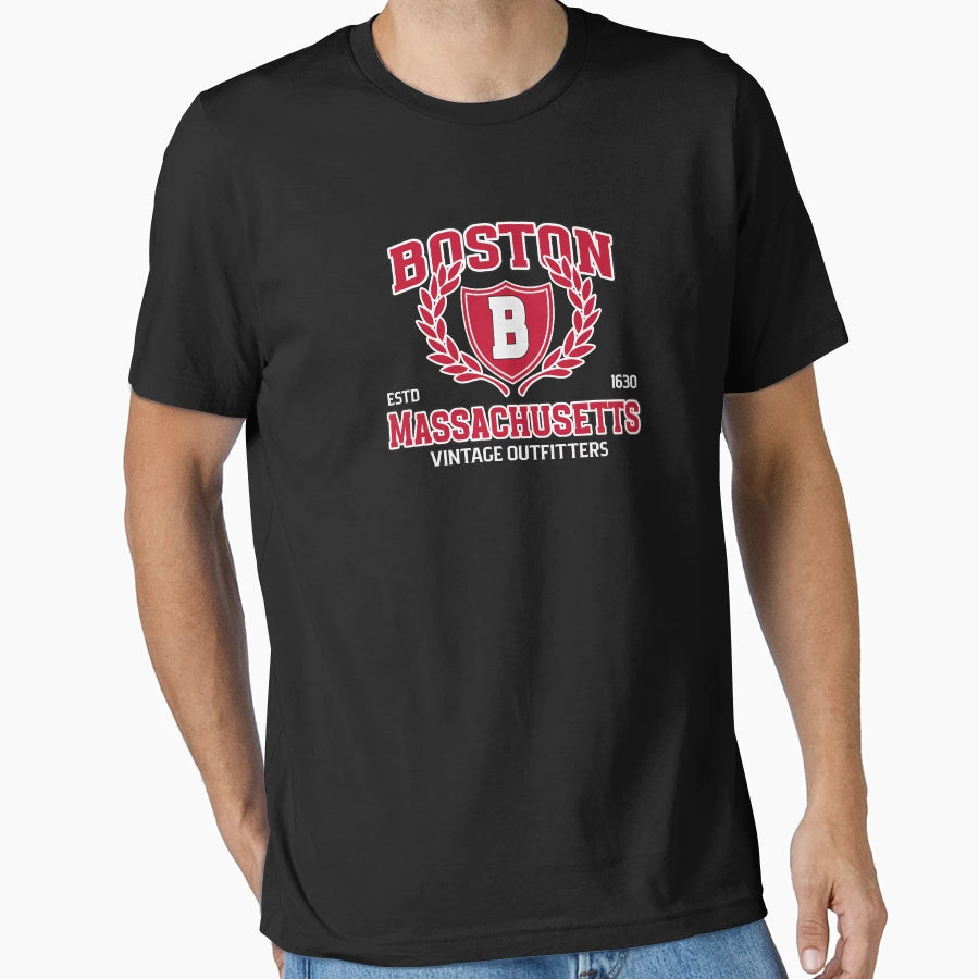 Boston Massachusetts Outfitters T-Shirt - Streetwear Style Men Women - T-Shirt, Sweatshirt, Hoodie