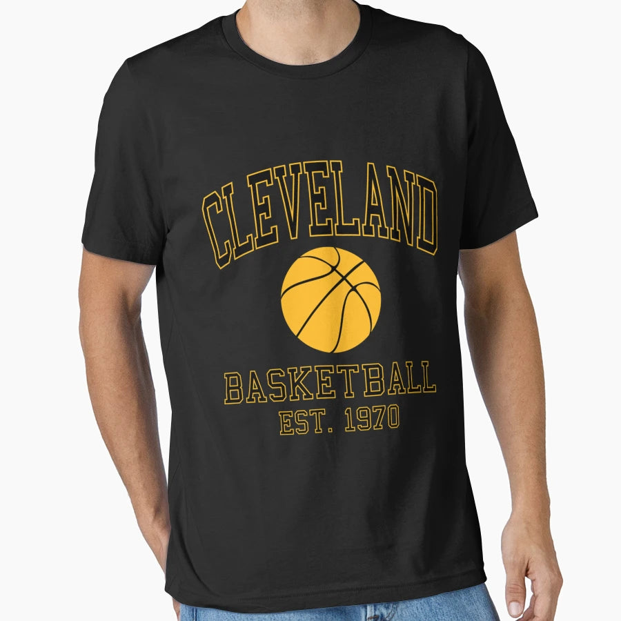 Cleveland Basketball T-Shirt - Trendy Graphic Unisex - T-Shirt, Sweatshirt, Hoodie