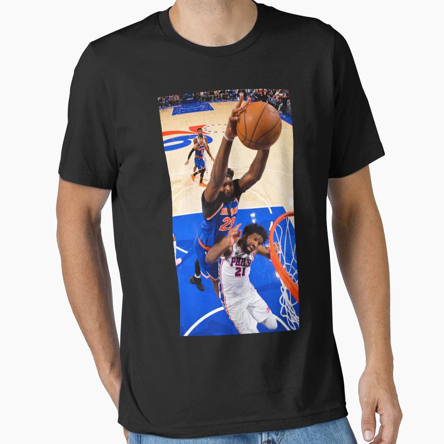 Mitchell Robinson Slam Dunk Iconic Joel T-Shirt - Graphic Print Men Women - T-Shirt, Sweatshirt, Hoodie